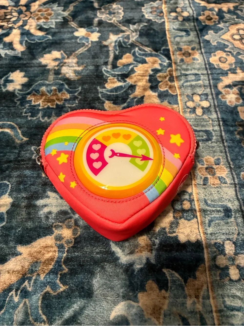 Care Bears Heart-Shaped Rainbow Accent Pouch